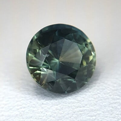 1.56ct Round Mixed Cut Sapphire