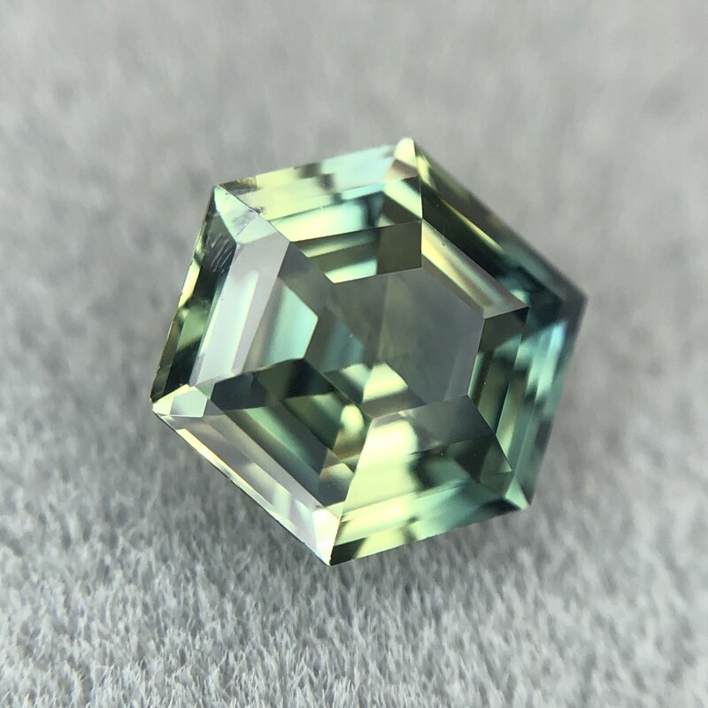 1.34ct Hexagon Step Cut Sapphire 1.34ct Hexagon Step Cut Sapphire