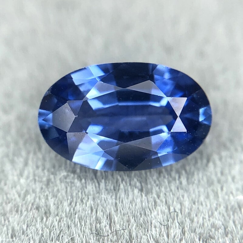 0.85ct Oval Mixed Cut Sapphire