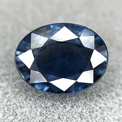 1.61ct Oval Mixed Cut Sapphire