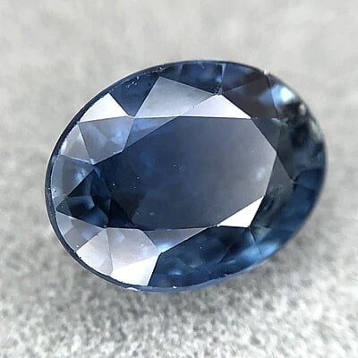 1.61ct Oval Mixed Cut Sapphire