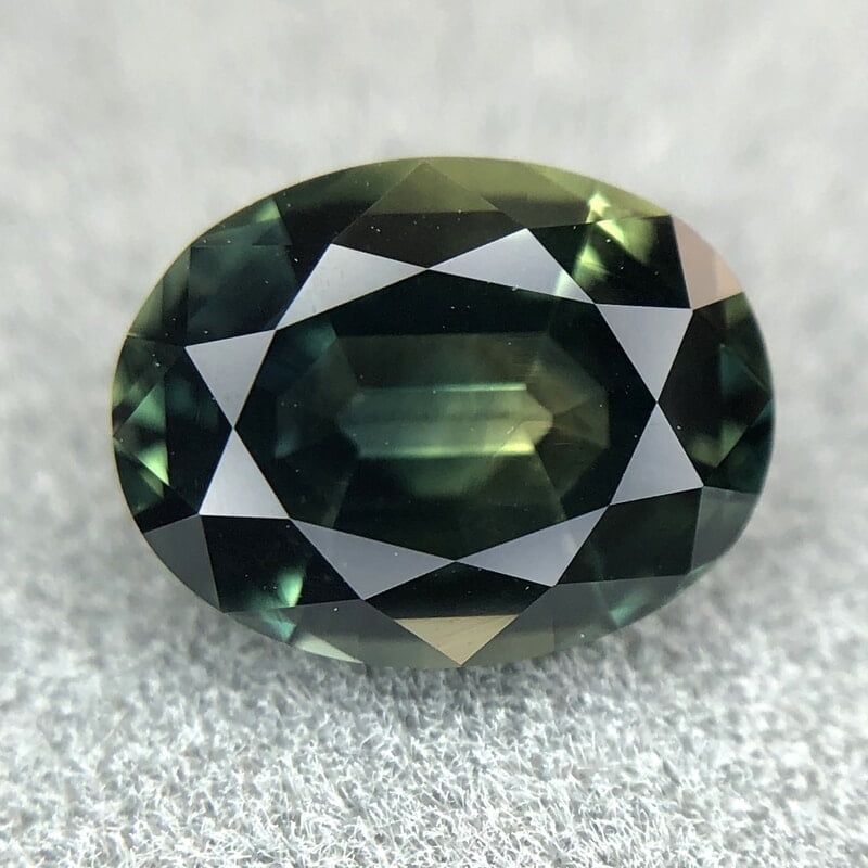 1.55ct Oval Mixed Cut Sapphire