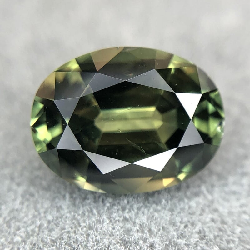 1.60ct Oval Mixed Cut Sapphire