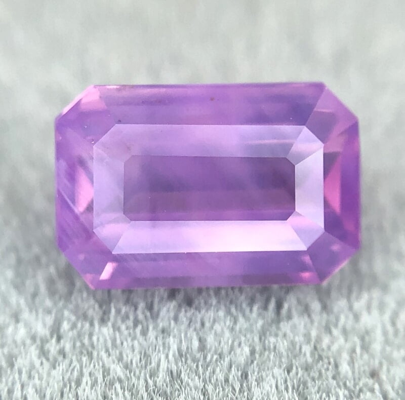 1.50ct Octagon Step Cut Sapphire