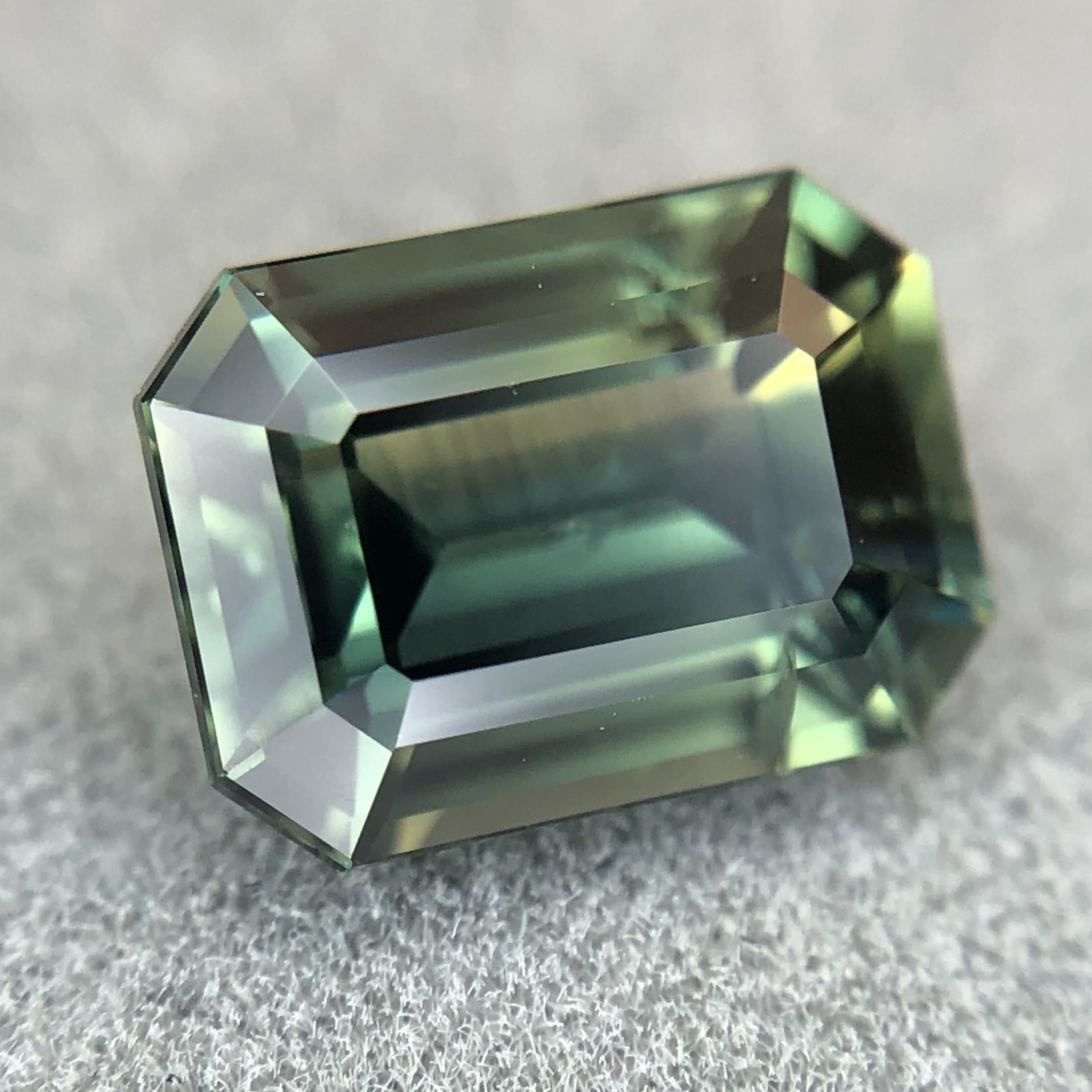1.74ct Octagon Step Cut Sapphire