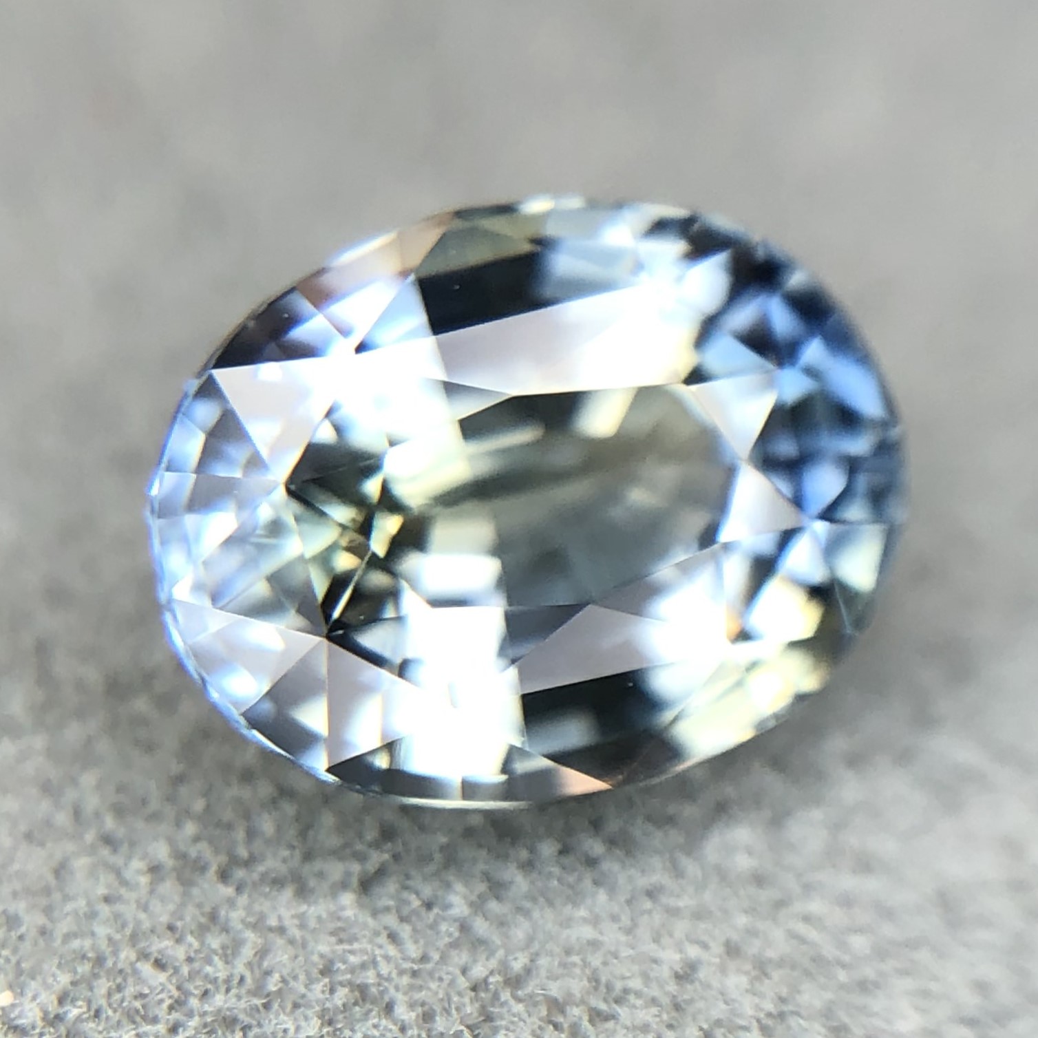 1.34ct Oval Mixed Cut Sapphire