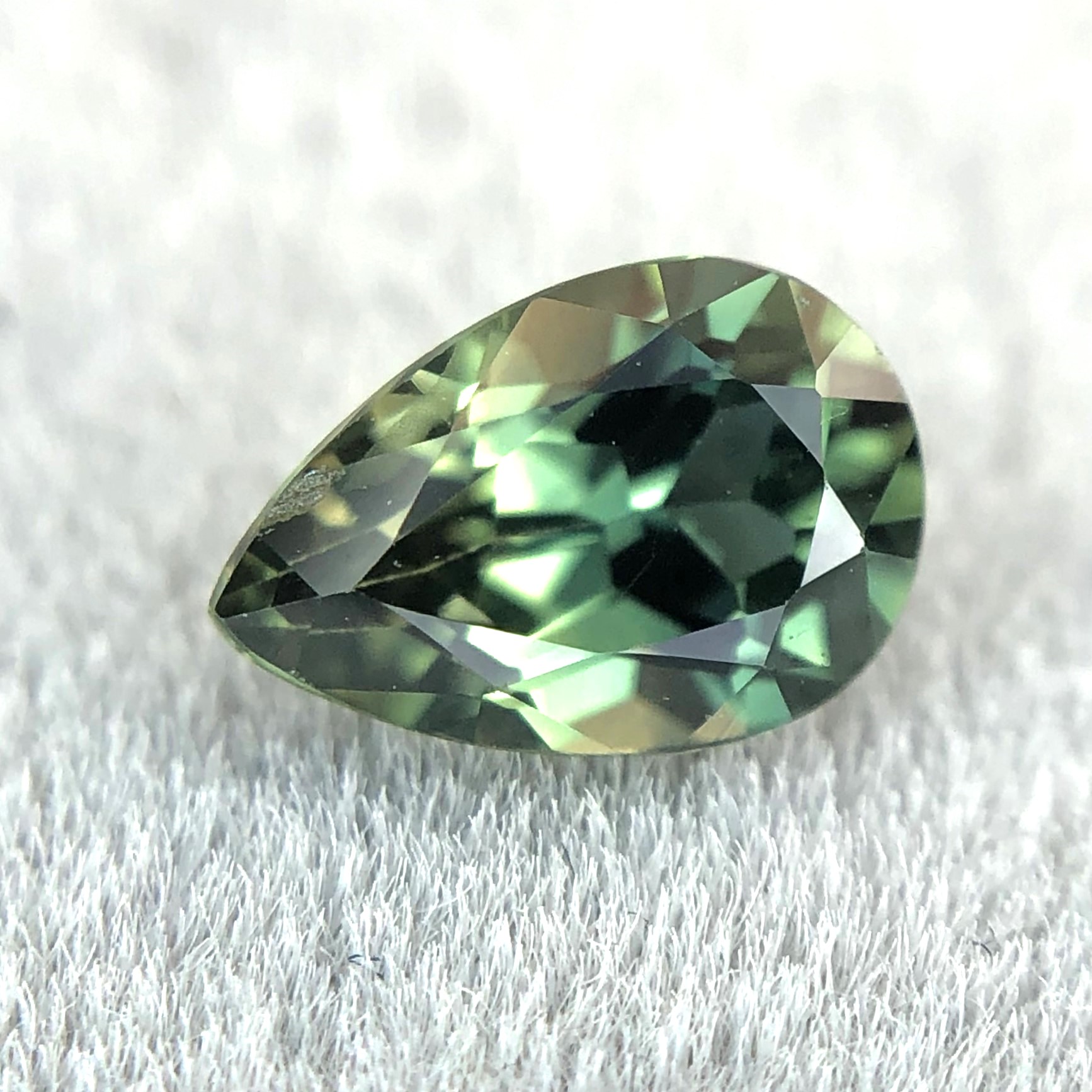 0.52ct Pear Mixed Cut Sapphire