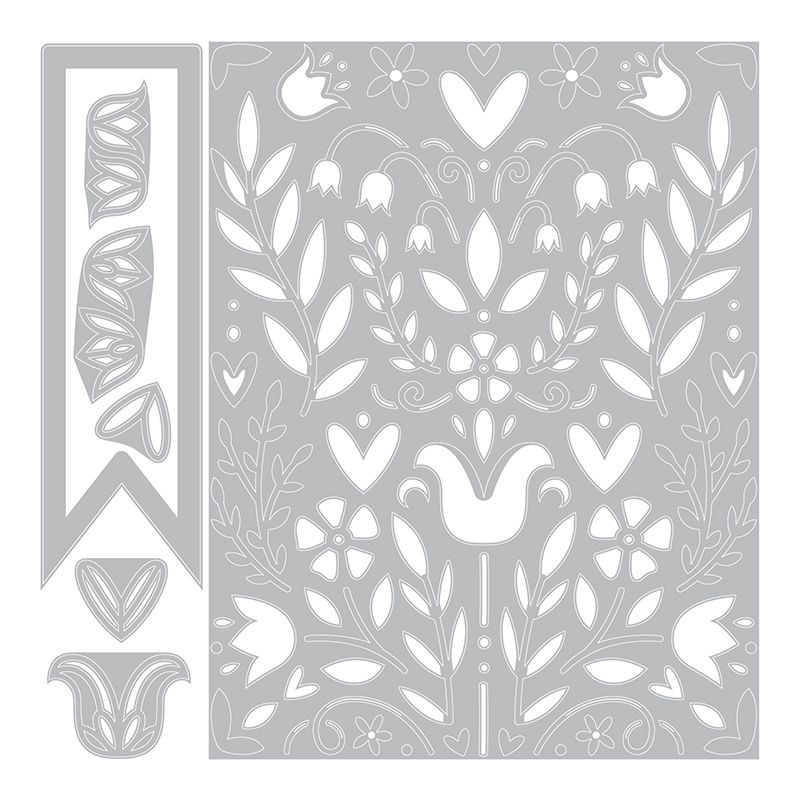 Fustella Thinlits - Stencil Stile Country Fustella Thinlits - Stencil Stile Country