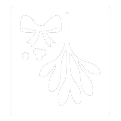 Vischio di Natale - Fustella Sizzix BigZ Vischio di Natale - Fustella Sizzix BigZ