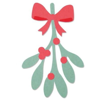 Vischio di Natale - Fustella Sizzix BigZ Vischio di Natale - Fustella Sizzix BigZ