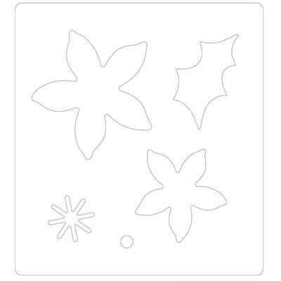 Nuova Poinsetta Invernale - BigZ Sizzix Nuova Poinsetta Invernale - BigZ Sizzix