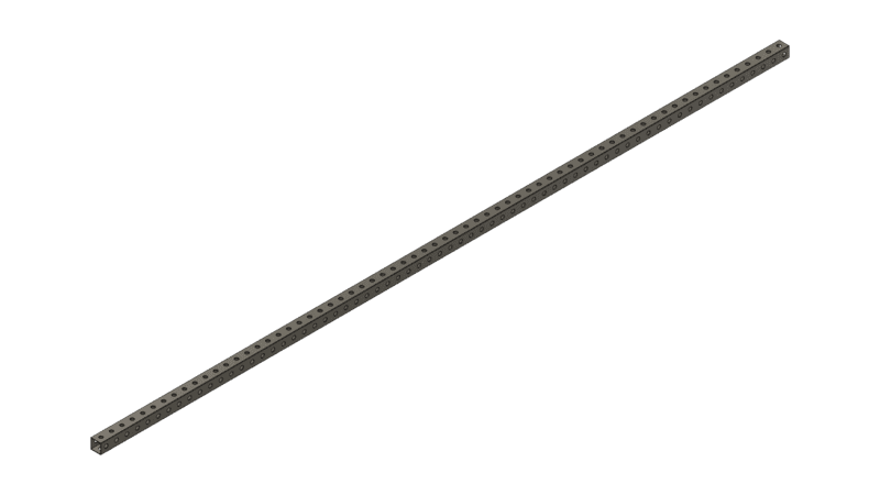 Yellow  Tube 66" x 1" x 1"