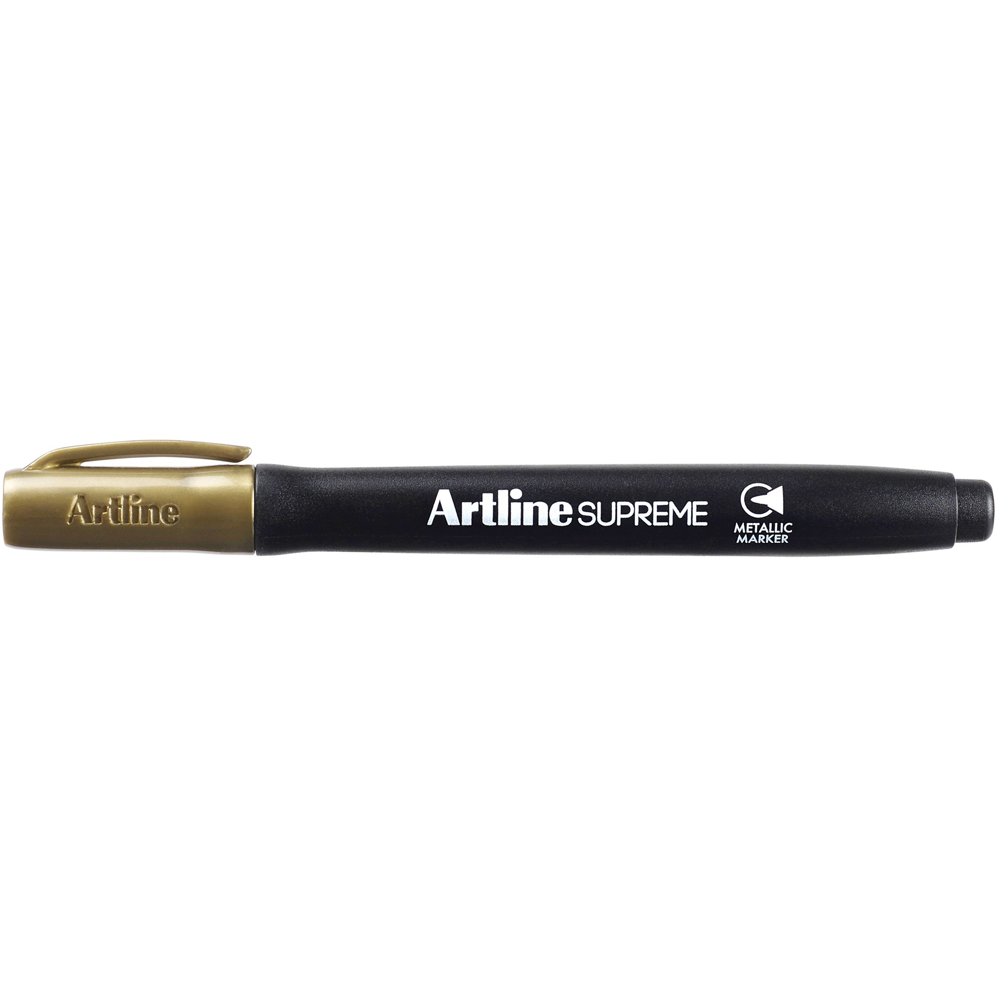 Artline Supreme Metallic Markers Bullet 1mm Gold Pack  Of 12