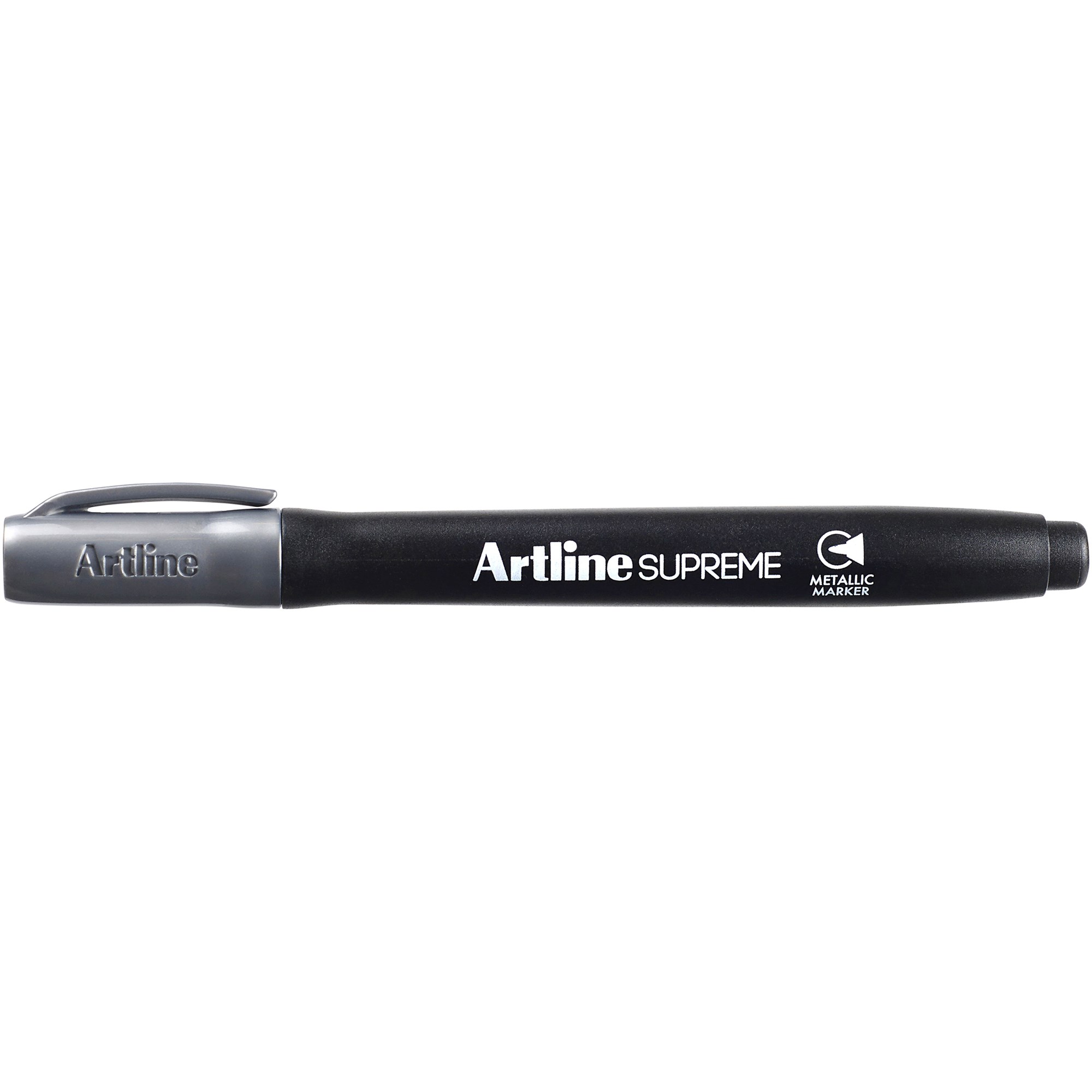 Artline Supreme Metallic Markers Bullet 1mm Silver Pack  Of 12