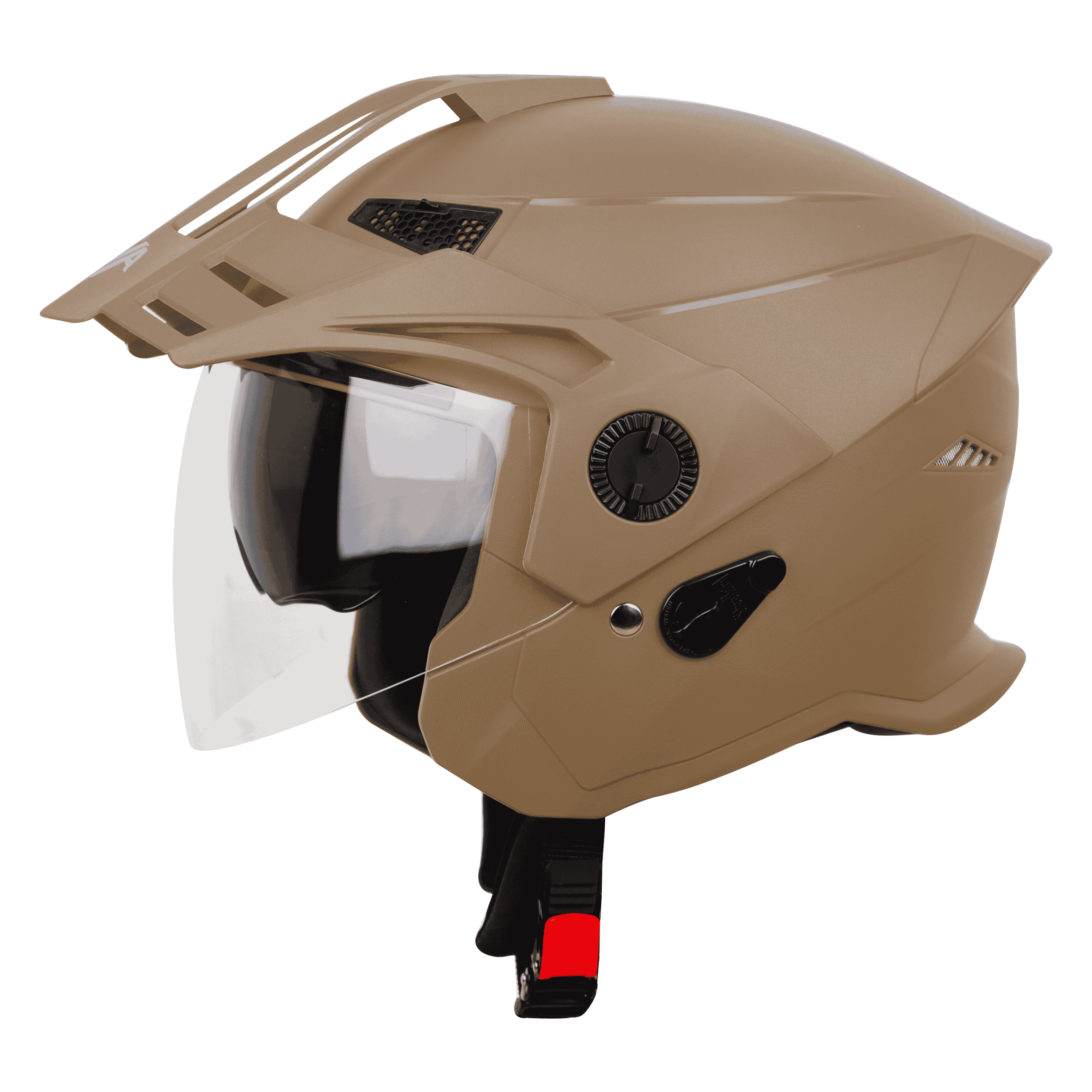STEELBIRD SBH-23 ISS AVA MATT DESERT STORM WITH PEAK C/V (L)
