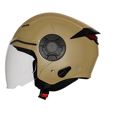 STEELBIRD SBH-73 DRX RF MATT DESERT STROM 580 MM WITH EXTRA SMOKE VISOR
