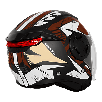 STEELBIRD SBH-73 DRX RF CORE MATT BLACK/BROWN 600 MM