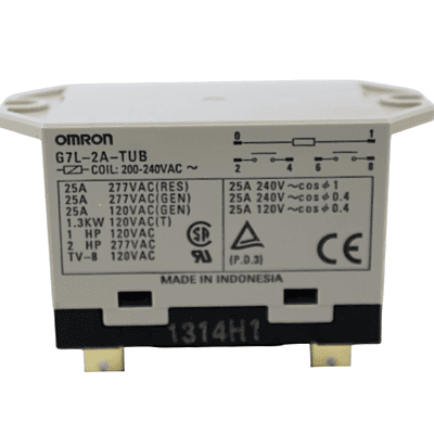 Contactor Para Minisplit, 2 Polos, Condensador 4 Toneladas, 25 Ampers Bobina 220V - 6920Ap3400A