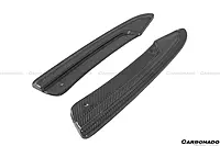 2013–2018 Audi RS6 Avant MN Style Carbon Fiber Rear Cap Splitters | Aggressive Rear Quarter Accents