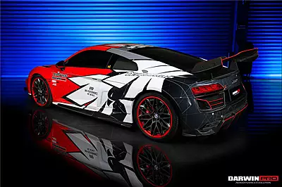 Audi R8 Coupe & Spyder IMPII Style Partial Carbon Fiber Rear Bumper | Lightweight Rear Aero Upgrade Audi R8 Coupe & Spyder IMPII Style Partial Carbon Fiber Rear Bumper | Lightweight Rear Aero Upgrade
