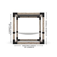 2 Person HAMMOCK Kit with 1 SHADE SAIL for 6x6 Wood Posts 2 Person HAMMOCK Kit with 1 SHADE SAIL for 6x6 Wood Posts