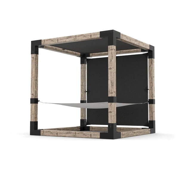 2 Person HAMMOCK Kit with 2 SHADE SAILs for 6x6 Wood Posts 2 Person HAMMOCK Kit with 2 SHADE SAILs for 6x6 Wood Posts