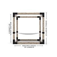 2 Person HAMMOCK Kit for 6x6 Wood Posts 2 Person HAMMOCK Kit for 6x6 Wood Posts