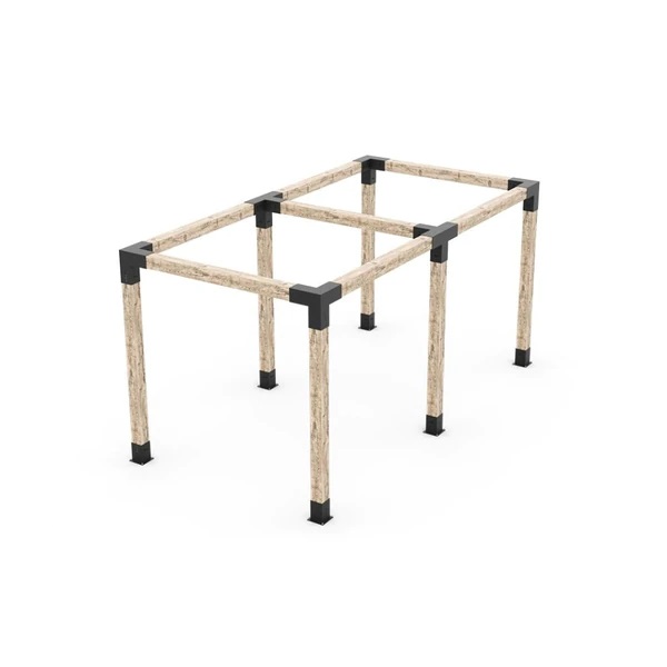 Any Size Double Pergola Kit for 6x6 Wood Posts Any Size Double Pergola Kit for 6x6 Wood Posts