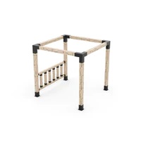 Any Size Pergola Kit with Post Wall for 6x6 Wood Posts Any Size Pergola Kit with Post Wall for 6x6 Wood Posts