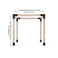 Any Size Pergola Kit for 6x6 Wood Posts Any Size Pergola Kit for 6x6 Wood Posts