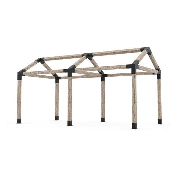 GRID 30 Double Pergola Kit for 6x6 Wood Posts GRID 30 Double Pergola Kit for 6x6 Wood Posts