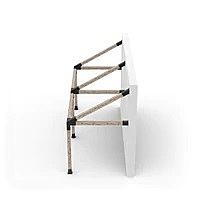 GRID 30 Double Wall Mount Pergola Kit for 6x6 Wood Posts GRID 30 Double Wall Mount Pergola Kit for 6x6 Wood Posts