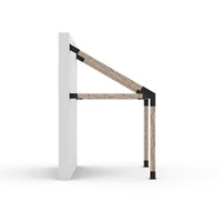 GRID 30 Single Wall Mount Pergola Kit for 6x6 Wood Posts GRID 30 Single Wall Mount Pergola Kit for 6x6 Wood Posts