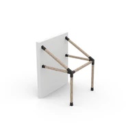 GRID 30 Single Wall Mount Pergola Kit for 6x6 Wood Posts GRID 30 Single Wall Mount Pergola Kit for 6x6 Wood Posts