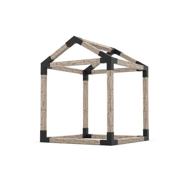 GRID 30 Single Pergola Kit with Base for 6x6 Wood Posts GRID 30 Single Pergola Kit with Base for 6x6 Wood Posts