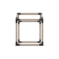 GRID 30 Single Pergola Kit with Base for 6x6 Wood Posts GRID 30 Single Pergola Kit with Base for 6x6 Wood Posts