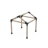 GRID 30 Single Pergola Kit for 6x6 Wood Posts
