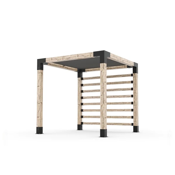 Pergola Kit with Post Wall for 6x6 Wood Posts