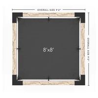 Pergola Kit with Post Wall for 6x6 Wood Posts Pergola Kit with Post Wall for 6x6 Wood Posts