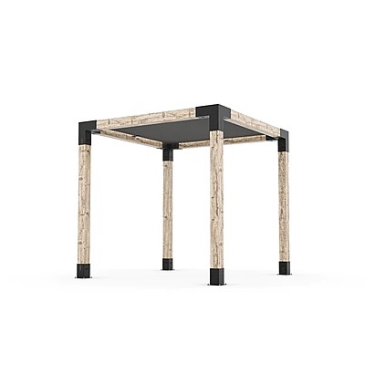 Pergola Kit with SHADE SAIL for 6x6 Wood Posts