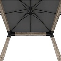 Pergola Kit with Water Repellent Umbrella Top for 6x6 Wood Posts Pergola Kit with Water Repellent Umbrella Top for 6x6 Wood Posts