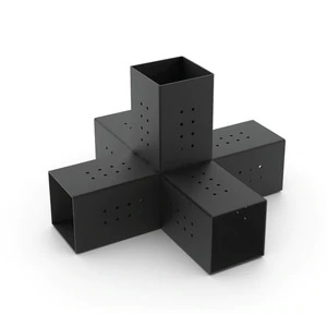 QUINT 5 Arm Pergola Structure Expansion Bracket with SOLO for 6x6 Wood Posts QUINT 5 Arm Pergola Structure Expansion Bracket with SOLO for 6x6 Wood Posts
