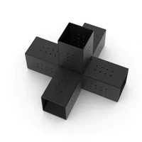 QUINT 5 Arm Pergola Structure Expansion Bracket with SOLO for 6x6 Wood Posts QUINT 5 Arm Pergola Structure Expansion Bracket with SOLO for 6x6 Wood Posts