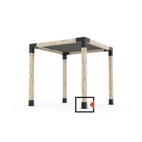 SOLO Pergola Post Base and Wall Mount Bracket for 6x6 Wood Posts | 1 Pack SOLO Pergola Post Base and Wall Mount Bracket for 6x6 Wood Posts | 1 Pack