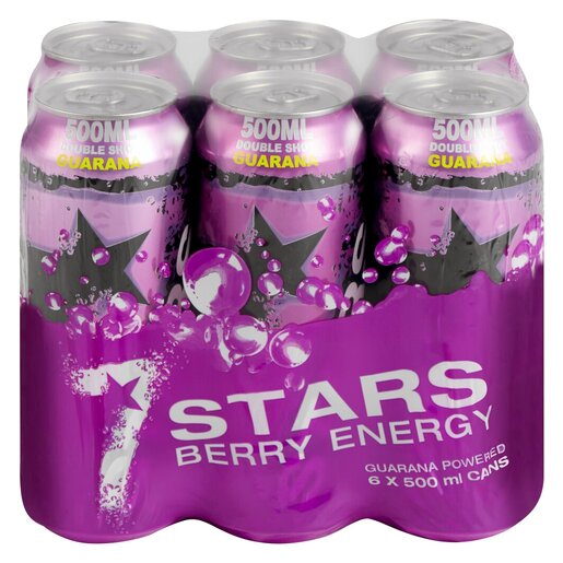 7 STAR ENERGY DRINK BERRY 6X500ML 7 STAR ENERGY DRINK BERRY 6X500ML