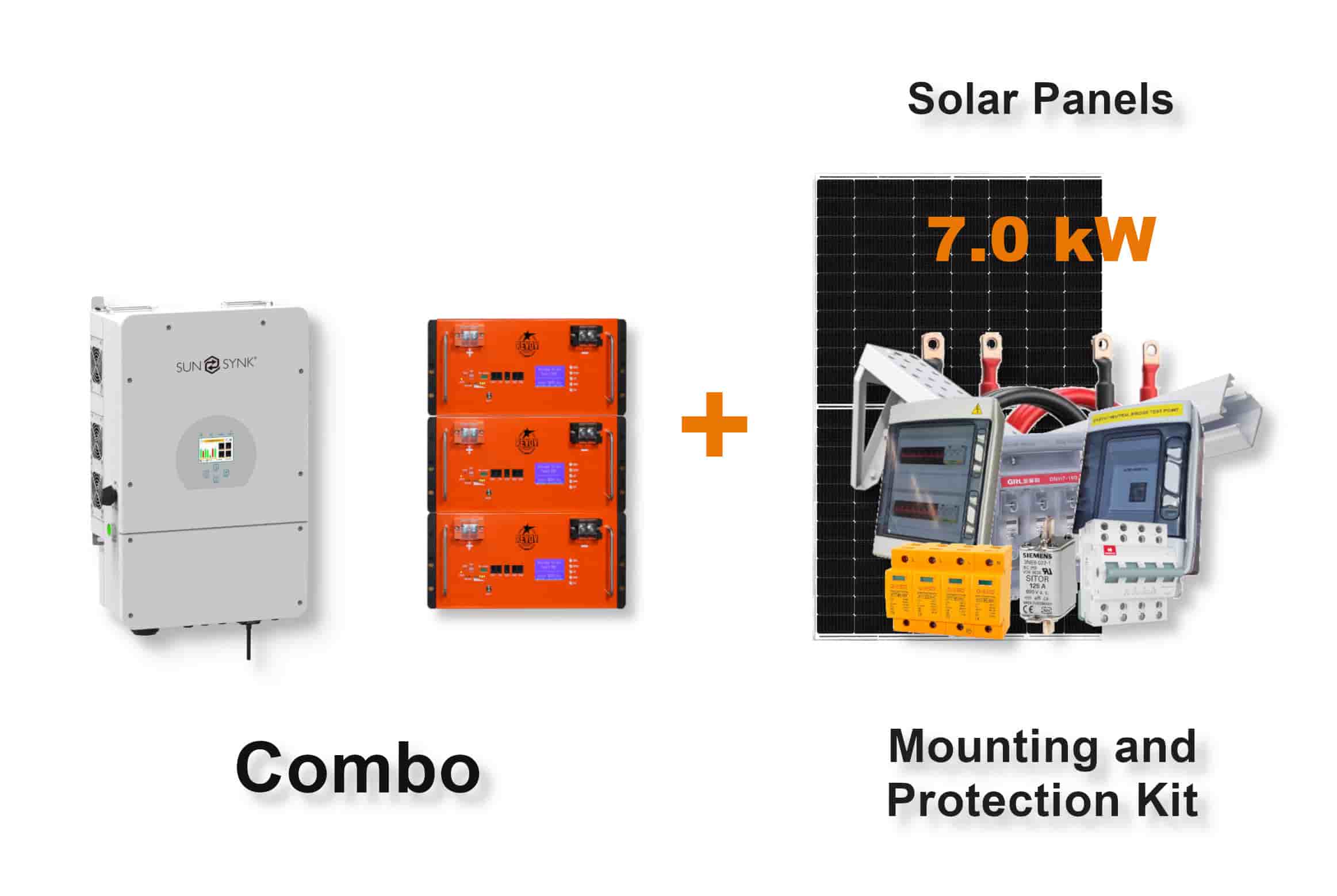 8.0 kW SUNSYNK Hybrid - REVOV Combo, c/w 3x 5.12 kWh Lithium Batteries 8.0 kW SUNSYNK Hybrid - REVOV Combo, c/w 3x 5.12 kWh Lithium Batteries