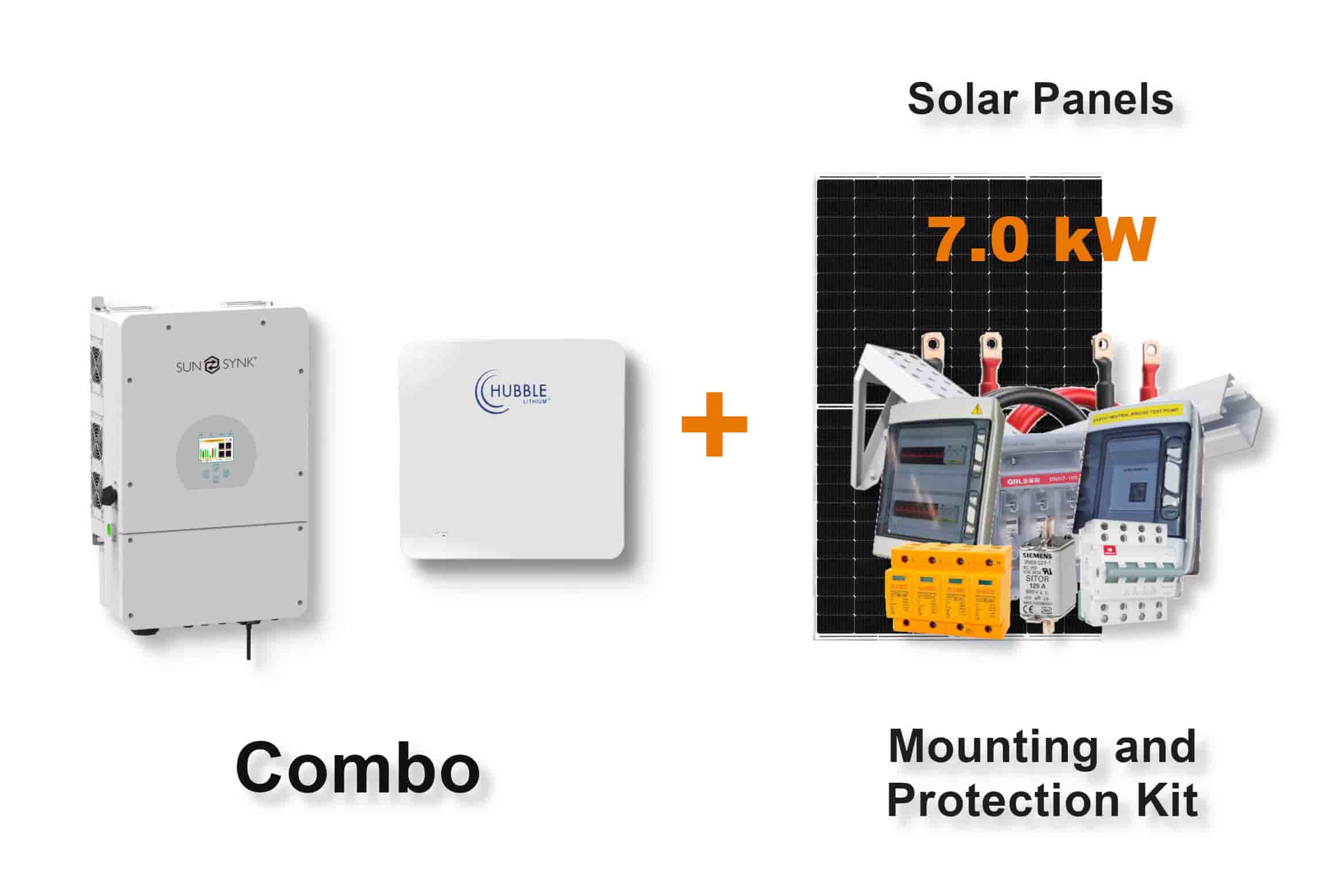 8.0 kW SUNSYNK Hybrid - HUBBLE Combo, c/w 10.0 kWh Lithium Battery 8.0 kW SUNSYNK Hybrid - HUBBLE Combo, c/w 10.0 kWh Lithium Battery
