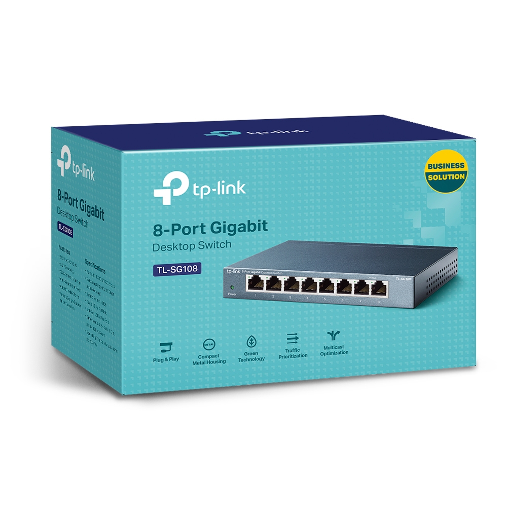 TP-LINK 8-Port Switch (TL-SG108)