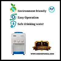 Usha Instafresh Water Dispenser with three faucets for hot, cold, and room temperature water. Usha Instafresh Water Dispenser with three faucets for hot, cold, and room temperature water.