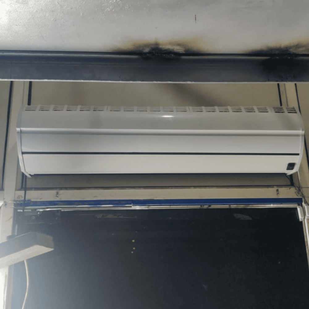 energy efficient air curtain